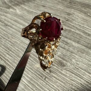 Garnet Miner’s Ring